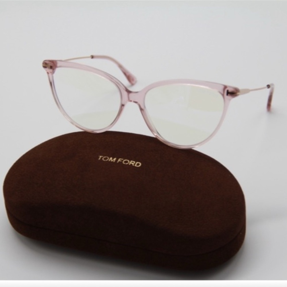 Tom Ford Pink Cat-Eye Blue Light Blockers Computer Glasses